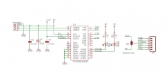 Преобразователь USB-UART на FTDI FT232RL USB to serial линия для Arduino (mini-USB)
