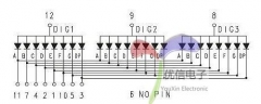 3631BS-1 3x7сегм. ярко-красный дисплей [8.8.8.] общий анод, 0.36 дюйма
