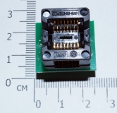 Гнездо/адаптер/переходник SOP16-DIP16 (IC Test Socket Adapter, 150mil)