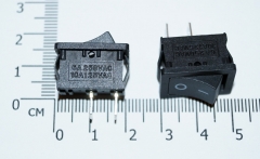 KCD1-101 переключатель двухвыводной  3A 250VAC / 6A 125VAC