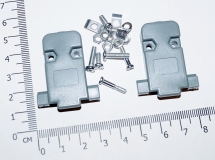 Корпус для гнезда DB9 на кабель, DP- 9C, корпус к разъему 9 pin