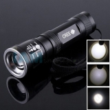 Фонарик светодиодный UltraFire 1800 lm CREE  Q3 с изменяемым фокусом