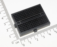 Плата для макетирования электрических схем без пайки (BreadBoard, SYB-170, черная, 35*47мм)