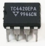 TC4420CPA Высокоскоростной неинвертирующий драйвер MOSFET DIP8 20B 6A