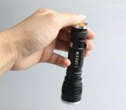 Фонарик светодиодный CREE XM-L Q5 2000 lm с изменяемым фокусом