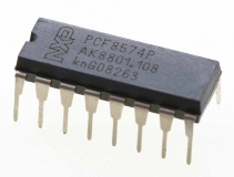 PCF8574P расширитель цифровых входов/выходов для шины I2C, DIP-16