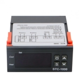 Цифровой регулятор температуры с двумя реле и термопарой, STC-1000, -50 ~ +99,9 градусов Цельсия, 90 ~ 250V 10A