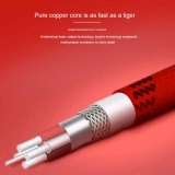 Кабель USB lightning для Apple iPhone / iPad mini / iPad /  iPod touch (8pin, с чипом) 2А макс, 30cм с оплеткой из плетеной ткани