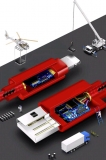 Кабель USB lightning для Apple iPhone / iPad mini / iPad /  iPod touch (8pin, с чипом) 2А макс, 30cм с оплеткой из плетеной ткани