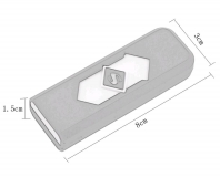 Электронная аккумуляторная зажигалка USB, выдвижная