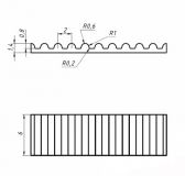 Ремень зубчатый замкнутый 200-2GT-6 длина 200мм ширина 6мм для 3D-принтеров (GT2)