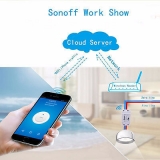 Дистанционное управление нагрузкой до 10А, Wi-Fi  реле, одноканальное Sonoff для управления любым электроприбором, розеткой или выключателем со смартфона через Интернет. (Android, IOS, Умный дом, Yandex Алиса)
