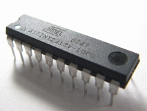 ATtiny2313V-10PU, микроконтроллер 8-Бит, AVR, 10МГц, 2КБ Flash (DIP-20)