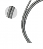 Кабель USB Lightning 8pin для Apple iPhone, iPad mini, iPad 4, iPod touch 5, длина 1м, C48 Chip, SUNTAIHO, цвет черный