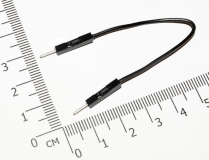 DuPont Line 1P-1P, 2.54мм, 10см, Папа-Папа (Male-Male)