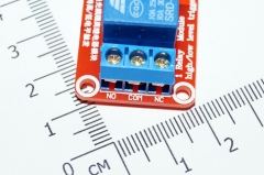 Модуль реле 1-канальный для Arduino с оптронной изоляцией, 5 вольт (hight and low level trigger, реле SONGLE/аналог.)