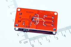 Модуль реле 1-канальный для Arduino с оптронной изоляцией, 5 вольт (hight and low level trigger, реле SONGLE/аналог.)