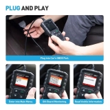 Автомобильный диагностический сканер CReader CR3001, LAUNCH X431, полный OBD2 считыватель кодов