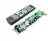 Универсальный LCD контроллер LA.MV56U.A / V56 , интерфейсы vga/hdmi/av/tv/usb