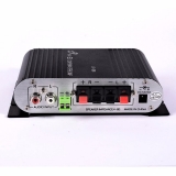 Компактный готовый усилитель 2.1, мощность  2 х 15Вт + 20Вт subwoofer, 12-18В, в корпусе