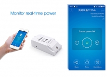 Sonoff Pow WiFi Switch управление нагрузкой до 16А с измерением потребляемой мощности, 85-250V AC, WiFi (Android, IOS, Умный дом, Yandex Алиса)