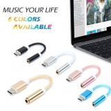 Переходник для наушников 3,5мм в USB 3.1 Type C для смартфонов Xiaomi, Huawei