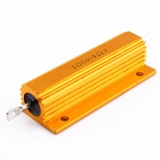 Резистор выводной, 4 Ом 100W 100Вт, алюминиевый корпус