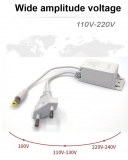 Блок питания AC 100-240В - DC 12В 2А 24Вт, EC, штекер DC 5.5мм х 2.1мм, 77*50*28мм, SD1202 для CCTV-камер