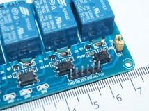 Модуль реле 4-х канальный для Arduino (с оптронной изоляцией 12В, (low level trigger, реле SONGLE)