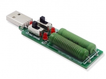 Нагрузочный резистор для тестирования током 1А/2А/3А Usb кабелей, блоков питания и интерфейсов