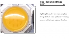 Сверхяркий светодиод 9W белый теплый цвет (2700-3500K, 900 lm, 220-240В AC) 26*26*2.5мм