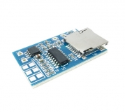 Мини аудио модуль (MP3-плеер) на GPD2856C, TF-карта, усилитель  2-3Вт