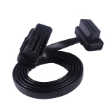 Кабель OBD2 OBD-II F-M папа-мама 60см, плоский