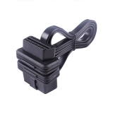 Кабель OBD2 OBD-II F-M папа-мама 60см, плоский