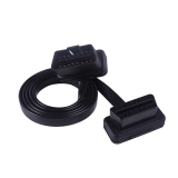 Кабель OBD2 OBD-II F-M папа-мама 60см, плоский