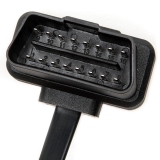 Кабель OBD2 OBD-II F-M папа-мама 60см, плоский