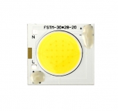 Сверхяркий светодиод 12W белый цвет (5000-5700K, 1000 lm, 220-240В AC) 30*30*2мм