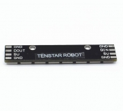 Светодиодная сборка CJMCU  WS2812B-08, 8 smd RGB 5050 светодиодов WS2812, 4-7В, последовательный интерфейс, размер 10*50мм