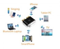 Компактный стереоусилитель с Bluetooth 4,0 Nobsound NS-10G, TPA3116 + Bluetooth 4.0, класс D,  2 х 50Вт,  9-24В