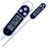 Цифровой LCD термометр-щуп TP300, -50° +300 °С (белый, крупный экран)
