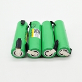 Аккумулятор INR18650-25R M LiitoKala 2500mAh 3.6V 8.70Wh максимальный постоянный ток 12А, импульсный ток 20А, с приваренными контактами