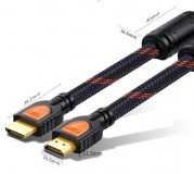 Кабель HDMI/HDMI v.2.0 длина 5.0м с Ethernet, поддержка 3D и 4K/30Гц, 10.2 Гбит/с