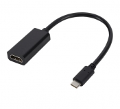 Переходник - конвертер USB Type C в HDMI, поддержка Full HD 1080P, 20см