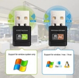 Мини WiFi Dual Band USB адаптер 600Mbps 802.11ac/n/g/b wifi Adapter 2.4 + 5 ГГц, чип RTL8811, встроенная флеш-память с драйвером