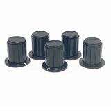 Ручка для потенциометра WXD3-13 бакелитовая, K17-01, черная