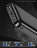 Внешний аккумулятор - зарядное устройство FLOVEME Power Bank 20000мАч High speed dual USB 5В 2.1А