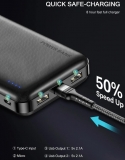 Внешний аккумулятор - зарядное устройство FLOVEME Power Bank 20000мАч High speed dual USB 5В 2.1А