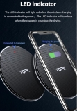 Беспроводное зарядное устройство TOPK Wireless Charger B01W  5W/7.5W/10W 5В-2А  9В-1.5А QC3.0