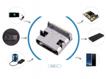Разъем USB Type C 3.1 на плату, 16 контактов (для телефонов, планшетов...)