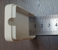 Корпус для РЭА пластиковый 55 * 35 * 15 мм (светло-кремовый)